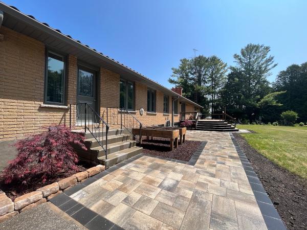 Douglas Fir Stonework and Landscaping