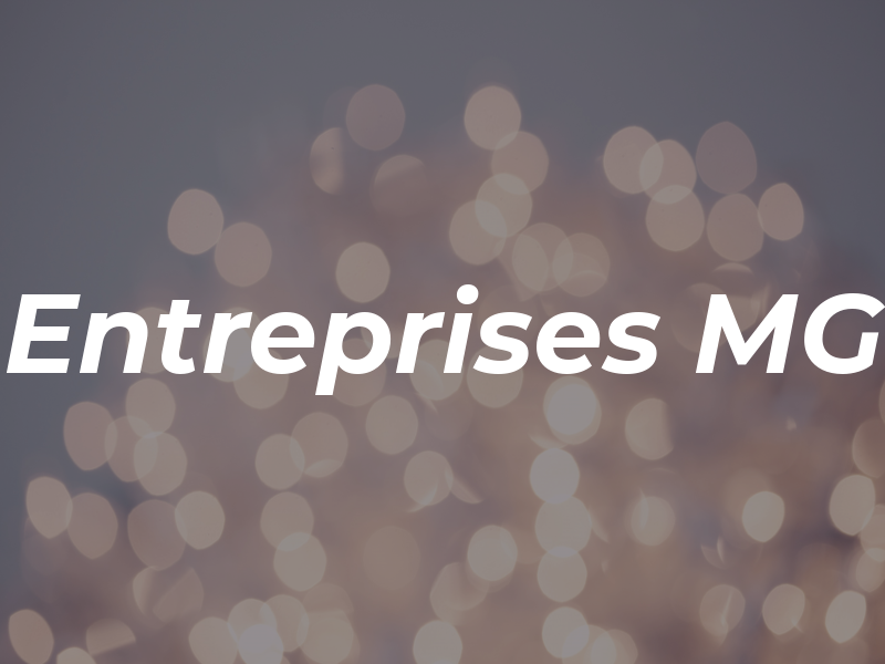 Entreprises MG