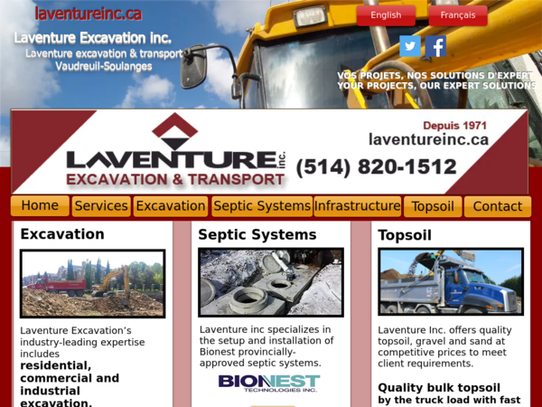 Excavation Laventure Inc