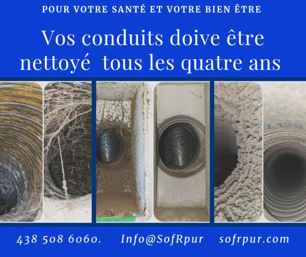 Sof R Pur Nettoyage Conduit de Ventilation Trois Rivières