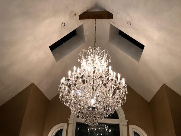 Chandelier Installation Service. A.V Electrical