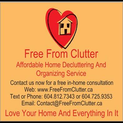 Free From Clutter Home Decluttering and Organizing Service