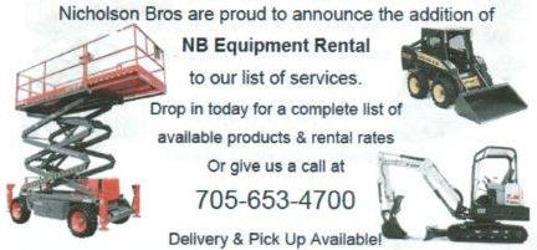 Nicholson Bros Excavating & Slinger Service