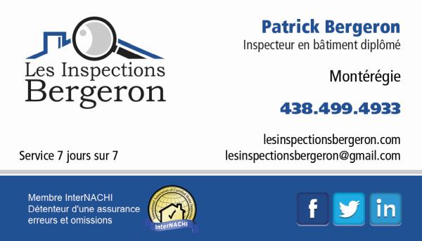 Les Inspections Bergeron / Inspecteur en Bâtiment