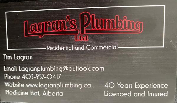 Lagran's Plumbing Ltd.