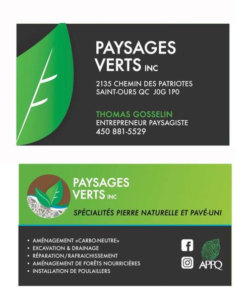 Paysages Verts Inc.