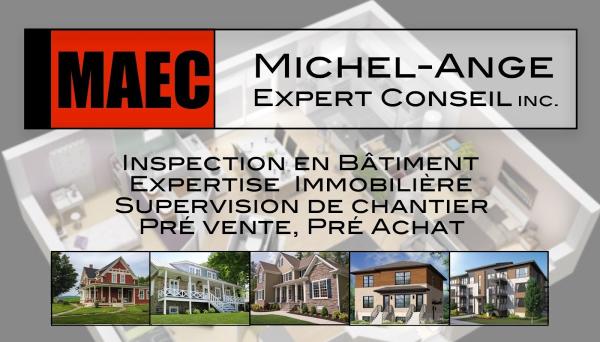 Inspection en Bâtiment Imaec.ca Michel-Ange Expert Conseil Inc.