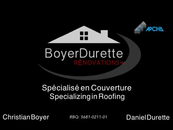 Boyerdurette Rénovations Inc