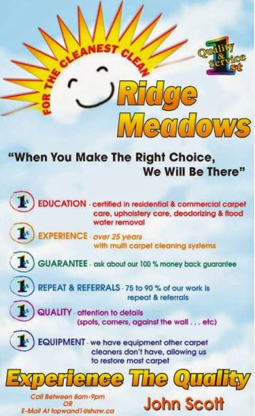 Ridge Meadows Carpet Care