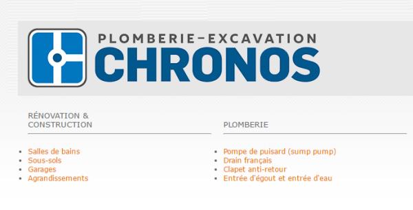 Plomberie-Excavation Chronos