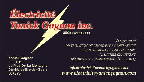 Électricité Yanick Gagnon Inc.