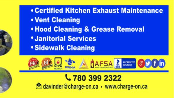 Charge-On International (Kitchen Exhaust Maintenance)