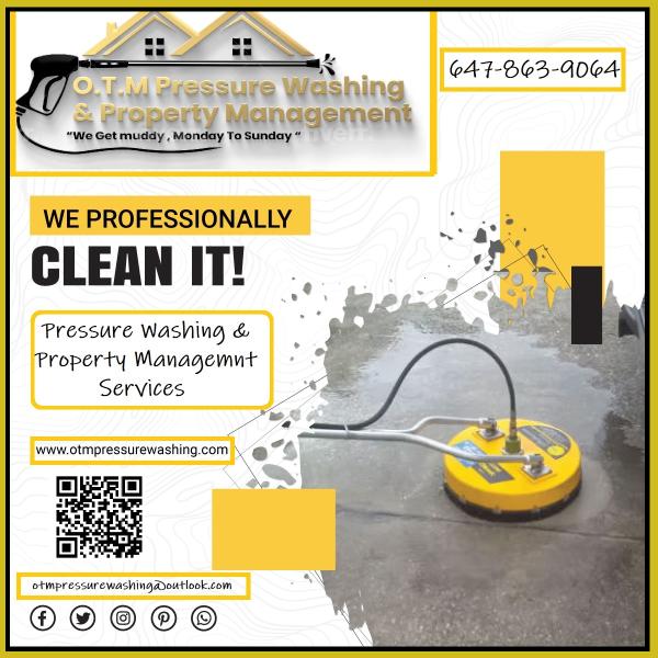 O.t.m Pressure Washing & Property Management