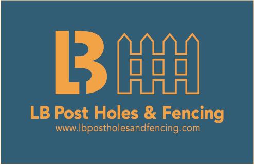 LB Post Holes AND Fencing