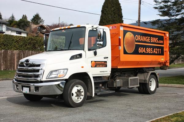 Orange Bins