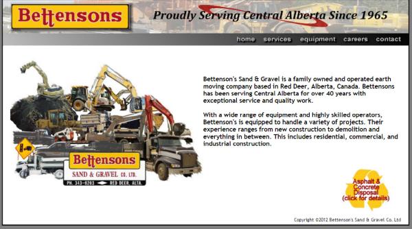 Bettenson's Sand & Gravel Co Ltd