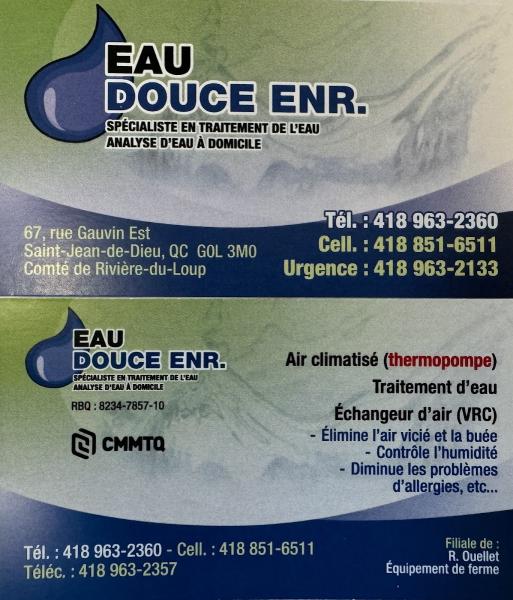 Eau Douce Enr.