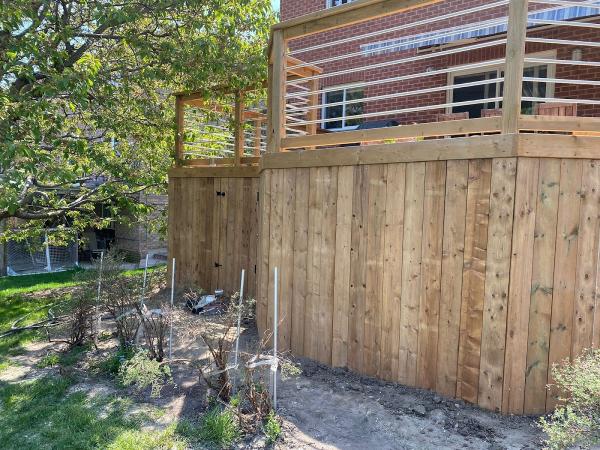 Estate Fence and Deck