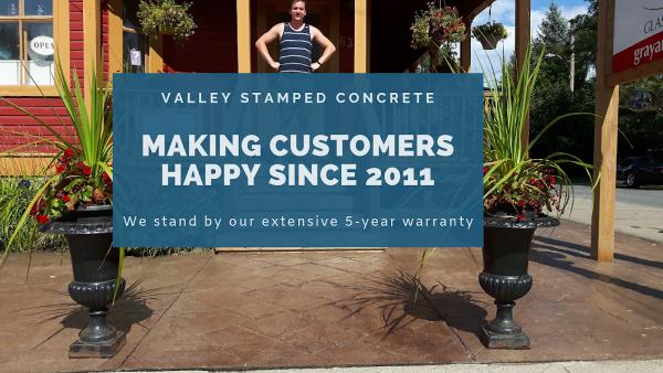Valley Stamped Concrete