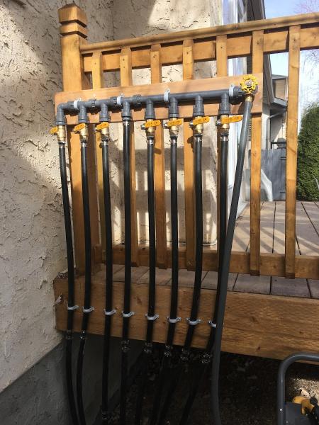 Around the Yard Underground Sprinker Installation