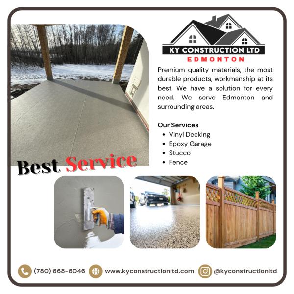 Ky Construction Vinyl Decking Edmonton