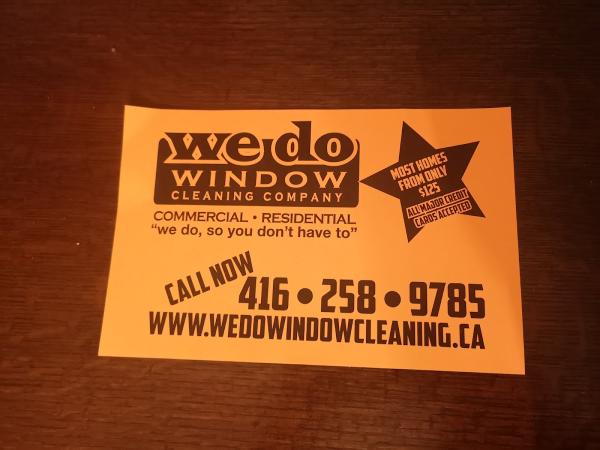 We Do Window Cleaning Co.