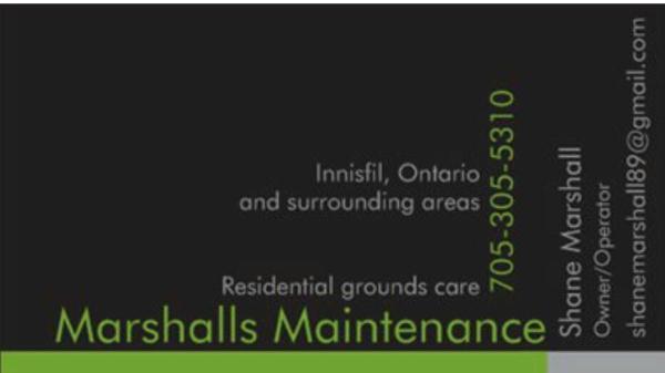Marshalls Maintenance