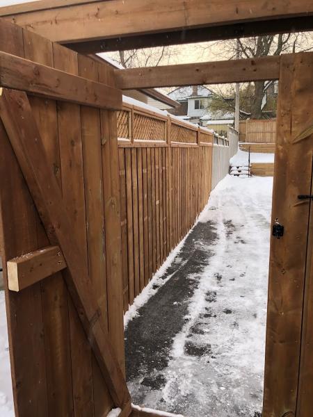 Blue Sky Deck and Fence