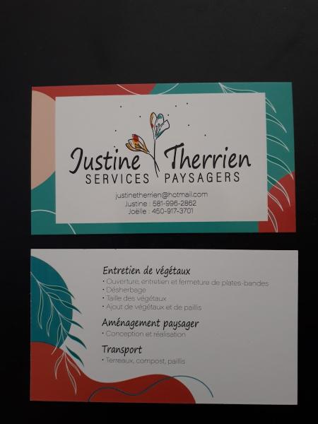 Justine Therrien Services Paysagers