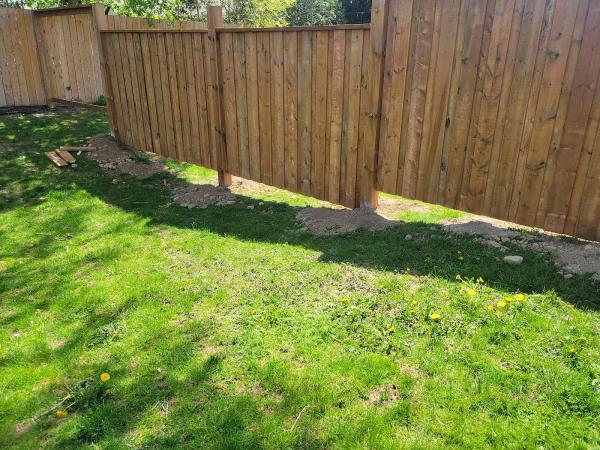 Post Holes Fences and Decks