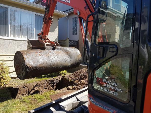 West Coast Oil Tank Removal & Scanning Vancouver