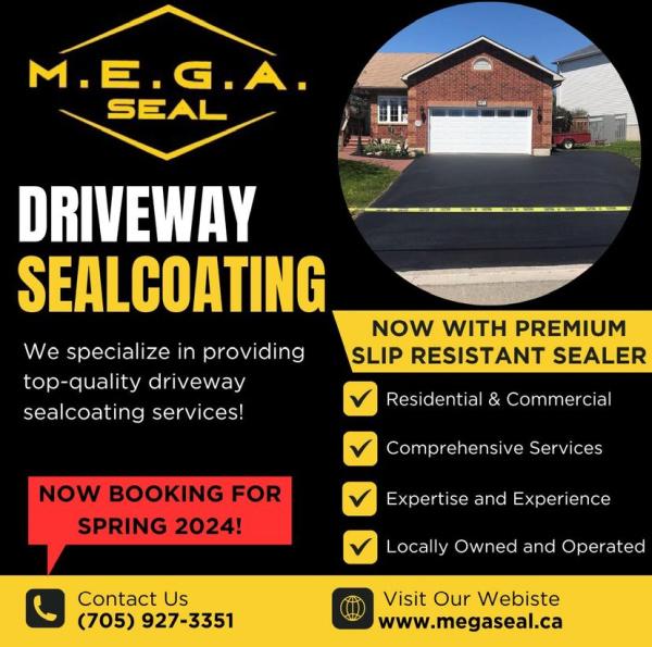 M.e.g.a. Seal Driveway/Asphalt Sealcoating