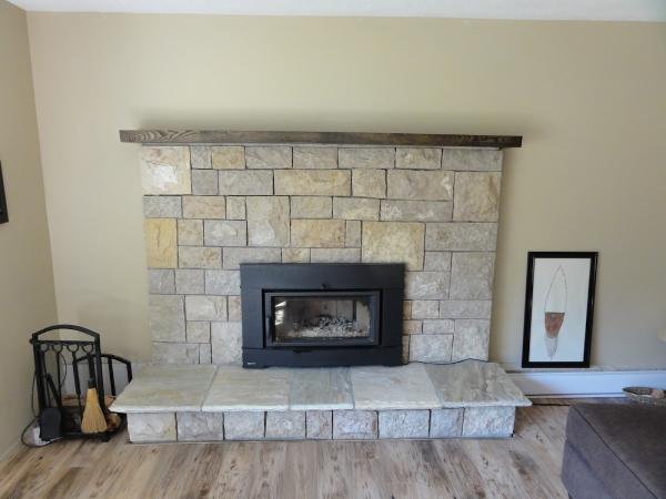 Oceanview Stone and Fireplace