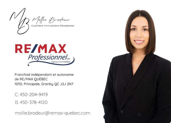 Mollie Brodeur Courtière Immobilière Re/Max