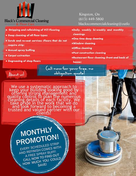 Black's Commercial Cleaning and Floor Care