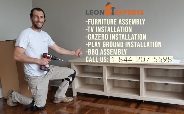 Leonexpress Furniture Assembly and TV Wall Mount Installation