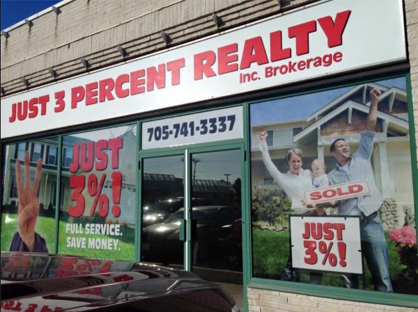 Just 3 Percent Realty