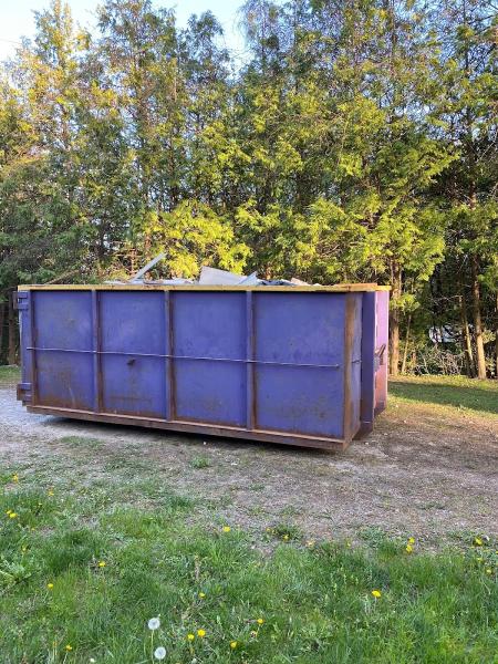 Purple Dumpster