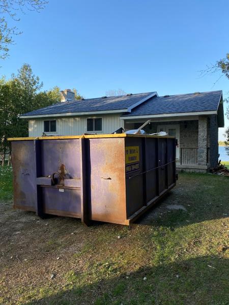 Purple Dumpster