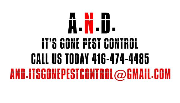 A.n.d. It's Gone Pest Control Inc.