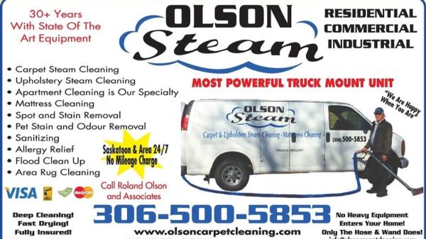 Olson's Steam Carpet & Upholstery Steam Cleaning Ltd