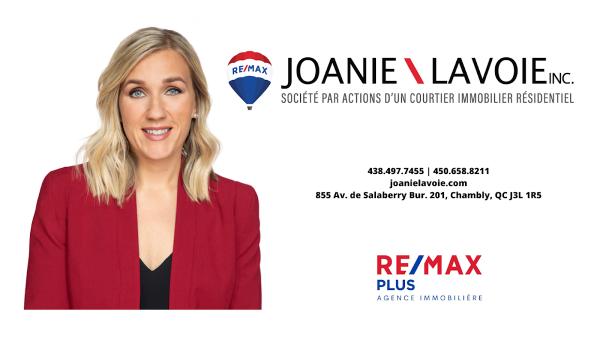 Joanie Lavoie Courtier Immobilier Re/Max Chambly