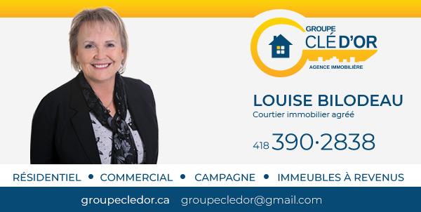 Courtier Immobilier-Louise Bilodeau-Groupe Clé d'or