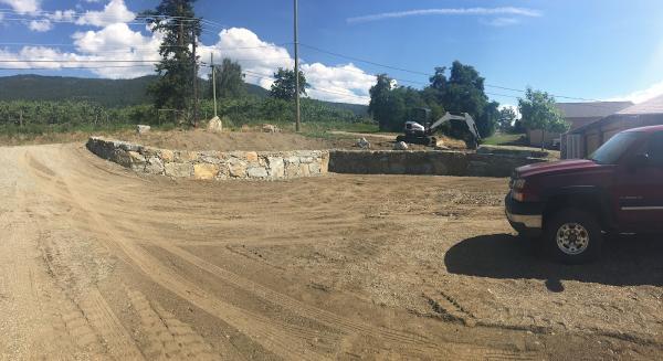 Rattlesnake Rock Retaining Walls