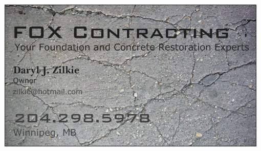 Winnipeg Foundation Repair by Fox Contracting