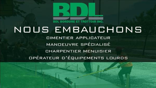 BDL Bordure et Trottoir Inc