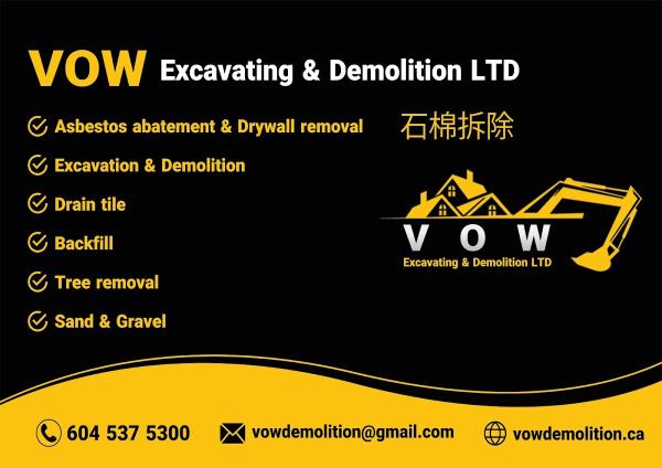 VOW Excavating & Demolition Ltd.