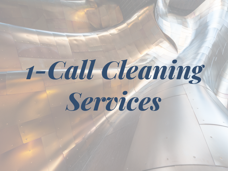 1-Call Cleaning Services Inc