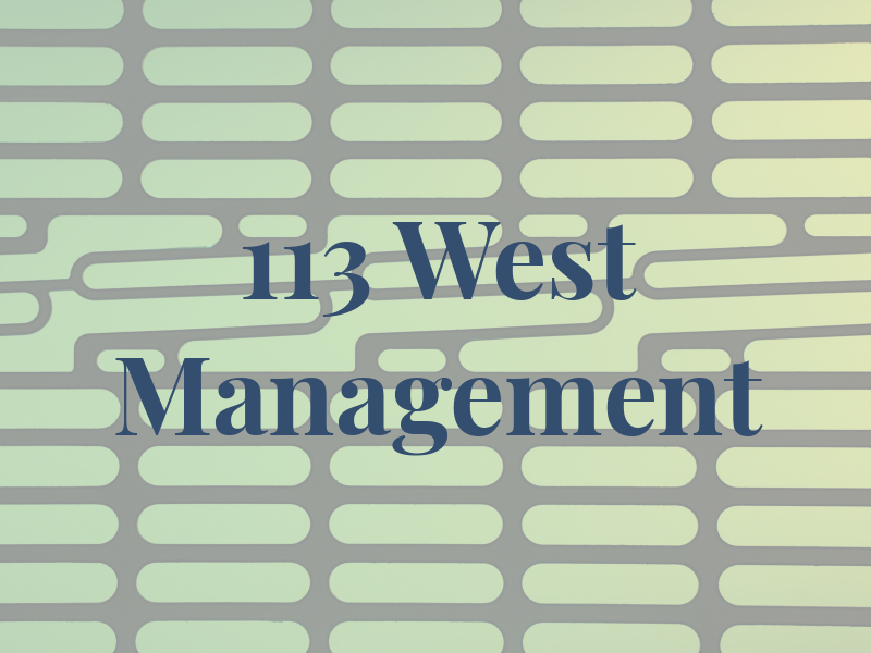 113 West Management