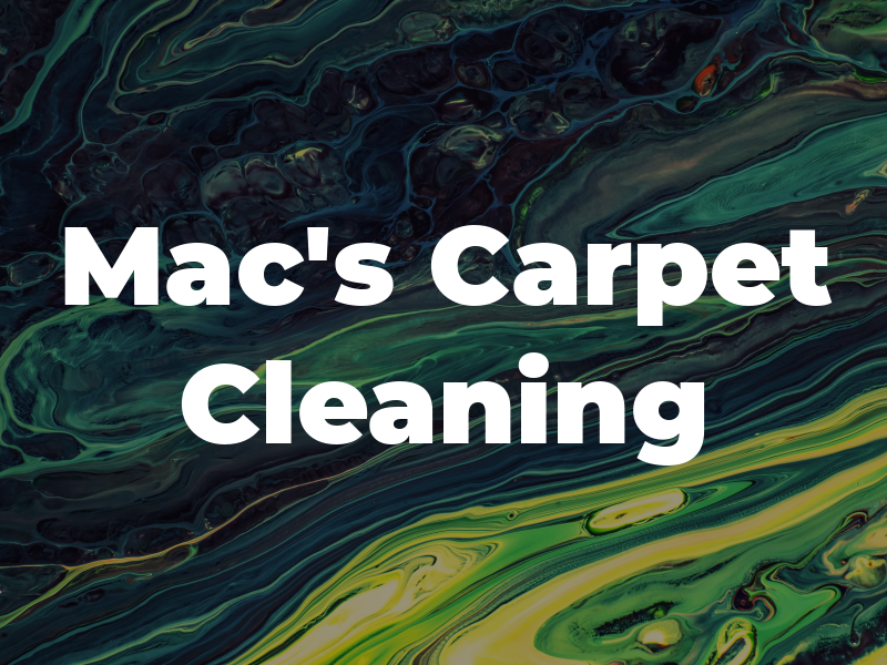 Mac's Carpet Cleaning